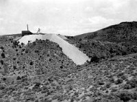 Last Chance hill, Aurora  Real Del Monte shaft top of hill in center, Granite Mountain on right.  Nevada. 1912. USGS  Last Chance hill, Aurora; Johnson and Chihuahua stopes (caved) on ridge at left, Real Del Monte shaft, top of hill in center, Granite Mountain on right.  Nevada. 1912. Courtesy Llibrary of Congress