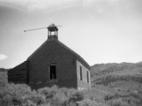 default (5)  Henchey, Paul L. Abandoned School House in Aurora, Nevada, SV-105. UC Davis Library, Archives and Special Collections, 20 July 1950. digital.ucdavis.edu