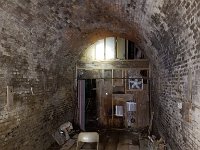 20190810 110047  Brick-lined rooms and tunnels underneath Eureka running between the old Chinese restaurant and Collonade Hotel.