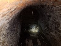 20190810 110649  Brick-lined rooms and tunnels underneath Eureka running between the old Chinese restaurant and Collonade Hotel.