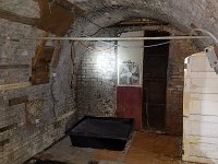 20190810 111047  Brick-lined rooms and tunnels underneath Eureka running between the old Chinese restaurant and Collonade Hotel.