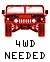 4WD or high clearance desired