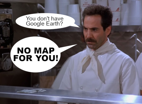 No map for you