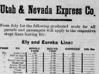 The White Pine News 1903 07 16 1  White Pine News showing 18 Mile House on its freight run, July 1903