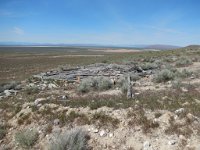 DSCN3780  Mill remans at the very edge of the Desert Valley, west of the Austin-Jumbo mine