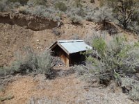 DSCN4514  Tiny shack near some other mines on the way up the canyon.