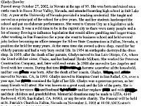 gladys bowler life.94130316 std