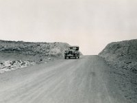 The car travelling west out of the cut at the Carroll Summit, on the county line between Churchill and Lander Counties, Nevada07 full 0