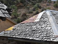 DSC 3577  Roof is patched with a sign