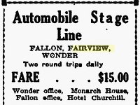 1907  1907 advertisement in the Reno Evening gazette