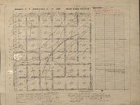 PLAT  1880-ish plat showing Junction House and Five Mile House, with red dot at location of Fletcher Station