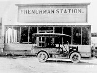 FRENCHMAN-1919-CCM-PH323-2-IMPROVED  Courtesy of the Churchill County Museum. Note the signage regarding the Overland Trail and the Western Auto Supply Garage and Salesroom. Date unknown, probably some time around 1915-1919.
