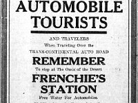 Reno Gazette Journal 1913 06 14 Page 7  Ad from the Reno Evening Gazette, JUne 14, 1913