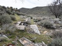 DSC 2684  Concrete foundations on the road to the Moonlite Mine