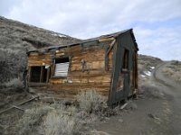 DSCN0897  Cabin on the road to the Last Chance mine