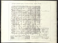 Halfway House  1914 Land Office map showing [in orange] the private toll road for autos going up to Seven Troughs, showing Halfway House left of center