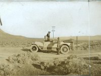 6  “On the Midland Trail between Tonopah and Nyala Post Office, Nevada; shown are the steel enameled signs placed by the Automobile Club of Southern California.”  University of Michigan Library Digital Collections.