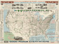 service-gdc-gdcwdl-wd-l -11-55-9-wdl 11559-an089  American Lithographic Company Printer, and National Highways Association Creator. Hupmobile United America Tour. Washington, D.C.: National Highways Association, 1918. Map. https://www.loc.gov/item/2021668528/.