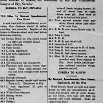 The_Eureka_Sentinel_1912_03_16_5 Explicit instructions show Pinto House 7 miles south of Eureka Court House and Brown Hotel. From Eureka Sentinel, March 16, 1910. Measured with a Stewart...