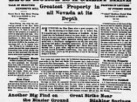 Reno Gazette Journal 1969 03 14 Page 26  The infamous issue of the Silver Bow Standard, some of which were printed with gold dust mixed in the ink