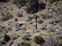 DSC 0619  On the other side of the canyon, a dugout and debris