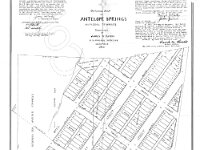 ANtelope SPrings Townsite  Antelope SPrings townsite plat